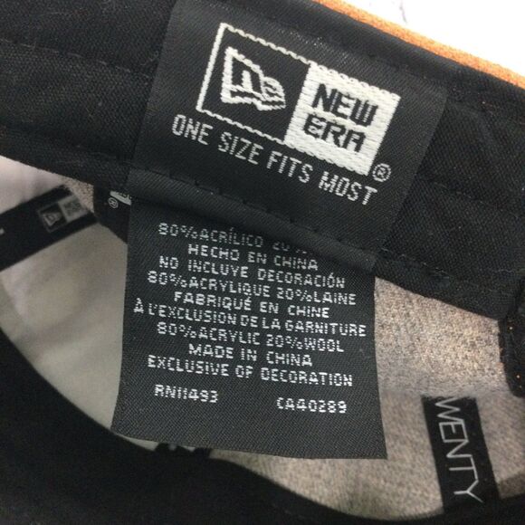 New Era Cap Hat Unisex Adjustable Color Orange Clemon Tigers Raised Logo - Picture 5 of 7